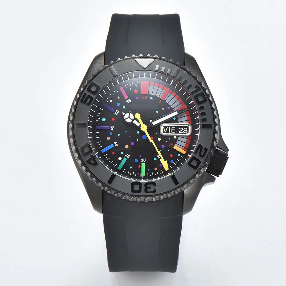 Luxury Watches Men 41.5mm SKX007 NH36 Automatic Mechanical Watch Sapphire Mirror Waterproof Stainless Steel Diving