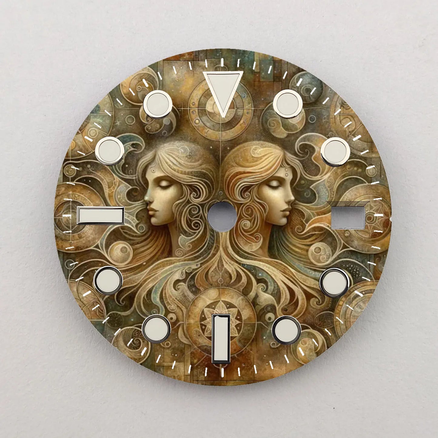 Watch dial NH35 28.5mm 12 zodiac custom dial color printing watch accessories are suitable for NH35/36 movement NH35 dial