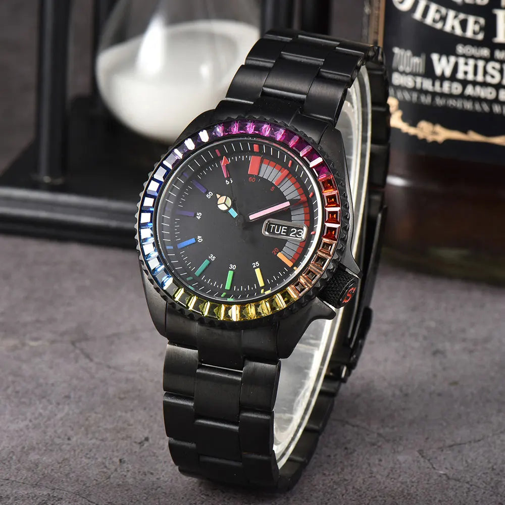Luxury SKX007 Watch C3 Luminous 316L sapphire crystal 10ATM waterproof NH36A automatic men mechanical watch NH35