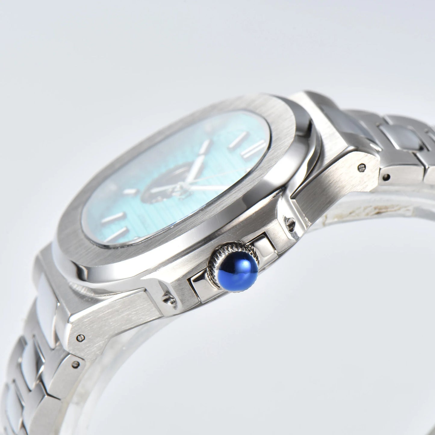Automatic NH38a Watch 43mm Men's Watch Mechanical Hollow Watch 316L Stainless steel sapphire glass shell waterproof watch 10ATM