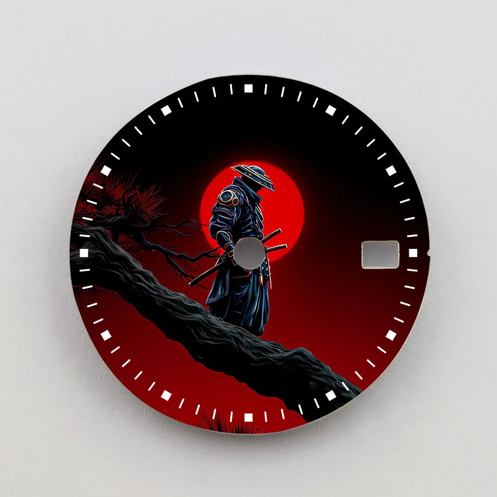 28.5mm Watch Dial nh35 Dial Custom Pattern Dial Color Printing nh35 Watch Face Fit NH35/36 Movement Watch Parts