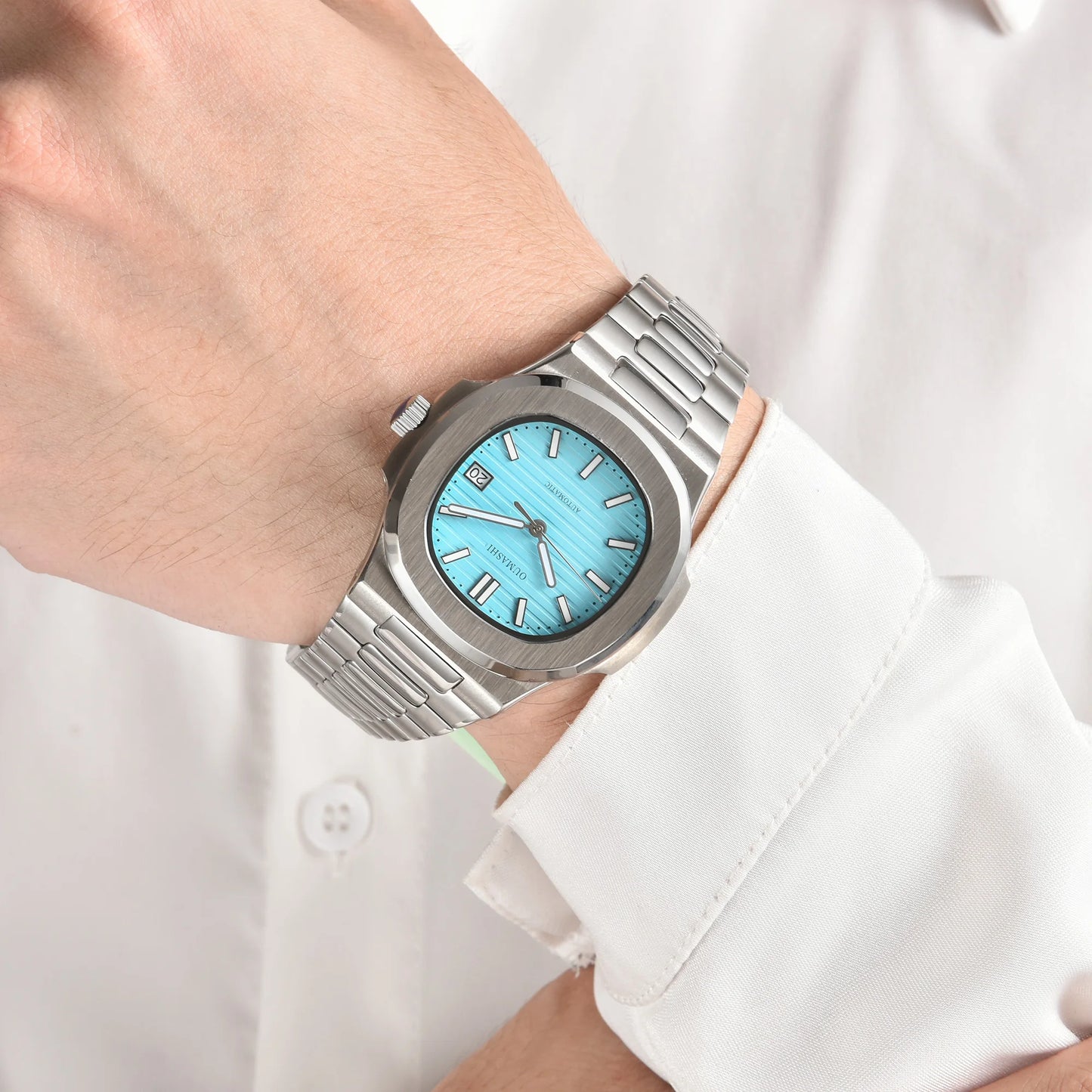 NH35A Watch 43mm Men's Watch Automatic Mechanical Watch 316L Stainless steel sapphire glass shell waterproof watch 10ATM