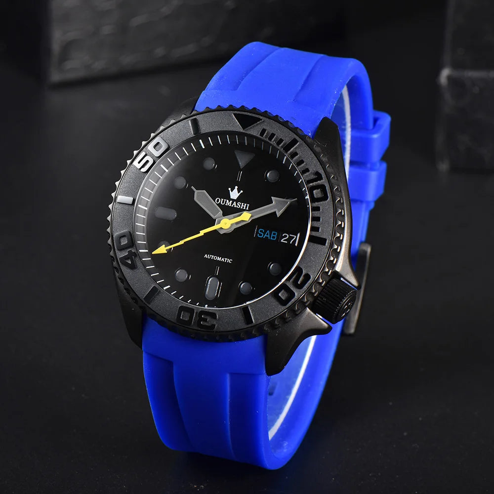 Luxury Watches Men 41.5mm SKX007 NH36 Automatic Mechanical Watch Sapphire Mirror Waterproof Stainless Steel Diving