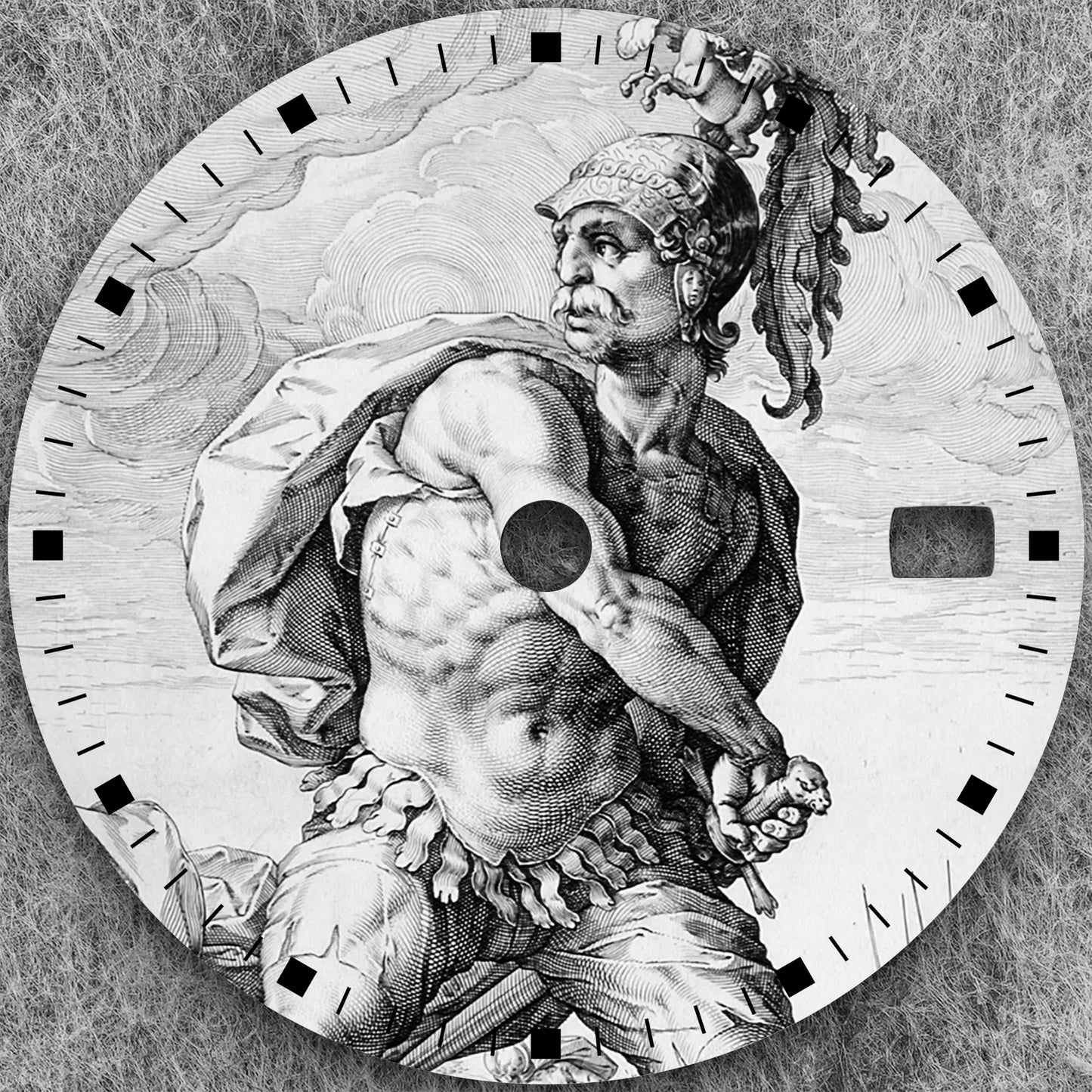 28.5mm NH35 Dial Exclusive high-end design quality watch dial from the Print Series suitable for the NH35 movement