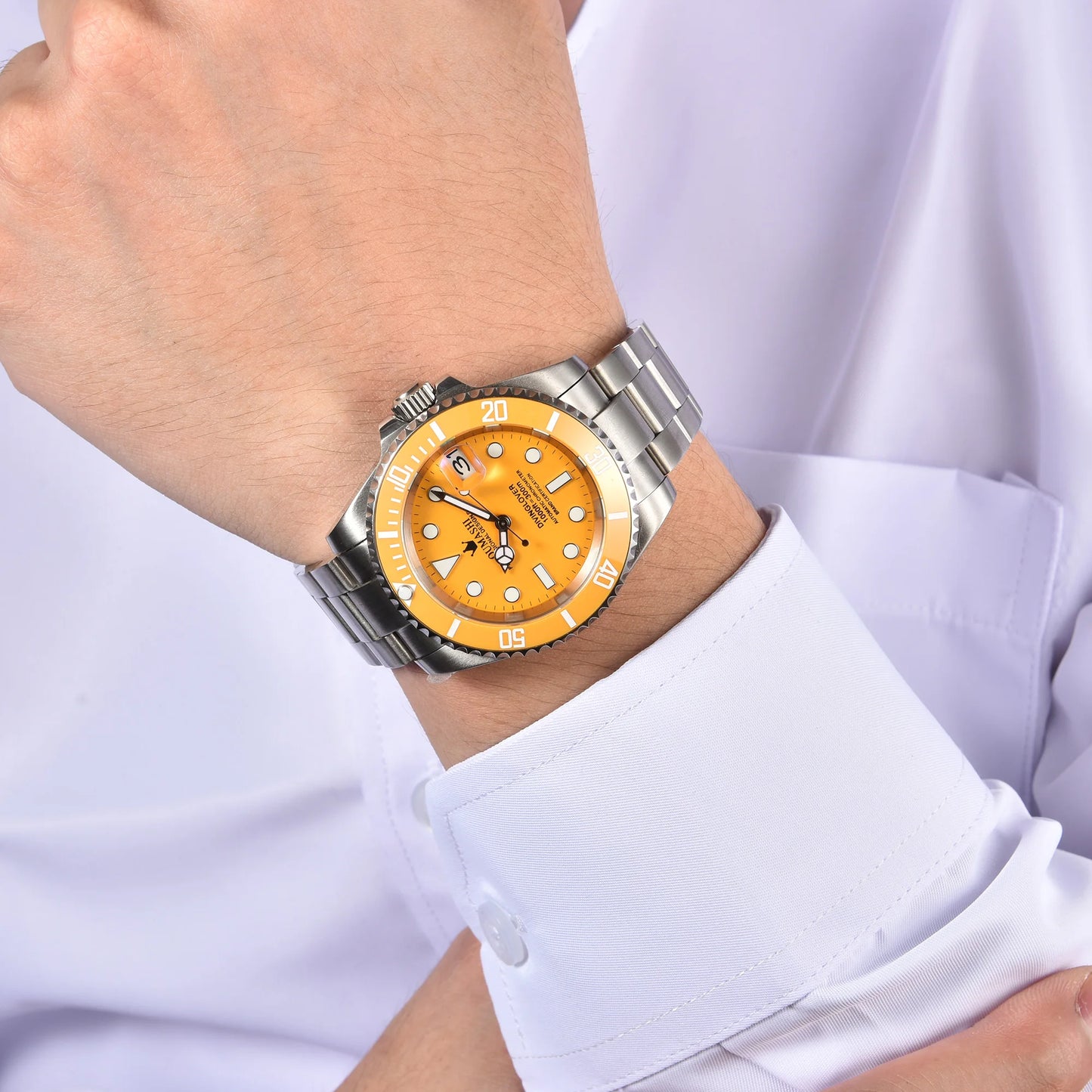 NH35 WATCH luxury Men Mechanical Wristwatch 41mm Stainless Steel Men Watch NH35 Sapphire Glass Men Watches reloj