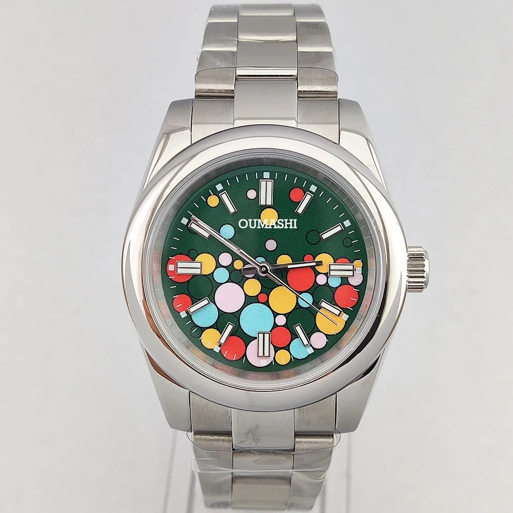 Bubble ball watch 36MM/39MM Women/Men Automatic Mechanical Watches NH35 Sapphire Stainless Steel 10Bar Relogio Masculino