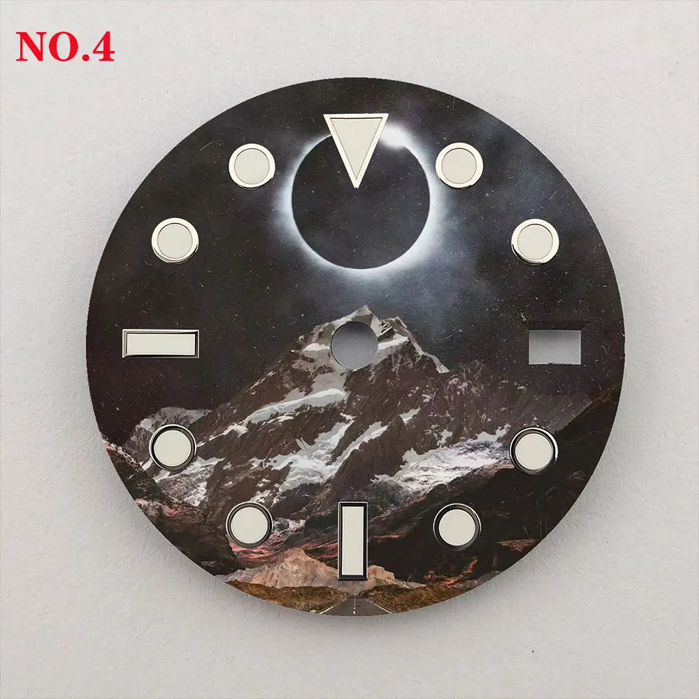 28.5mm Creative Watch Dial Suitable for NH35/36 Movement NH35 Watch Modification Accessories Custom LOGO Dial