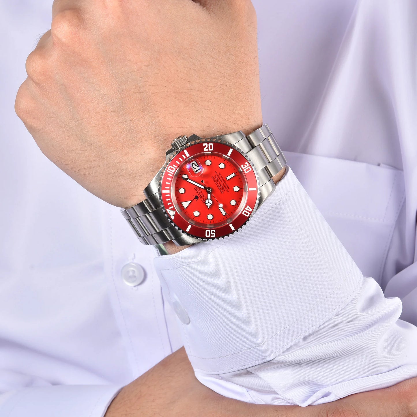 NH35 WATCH luxury Men Mechanical Wristwatch 41mm Stainless Steel Men Watch NH35 Sapphire Glass Men Watches reloj