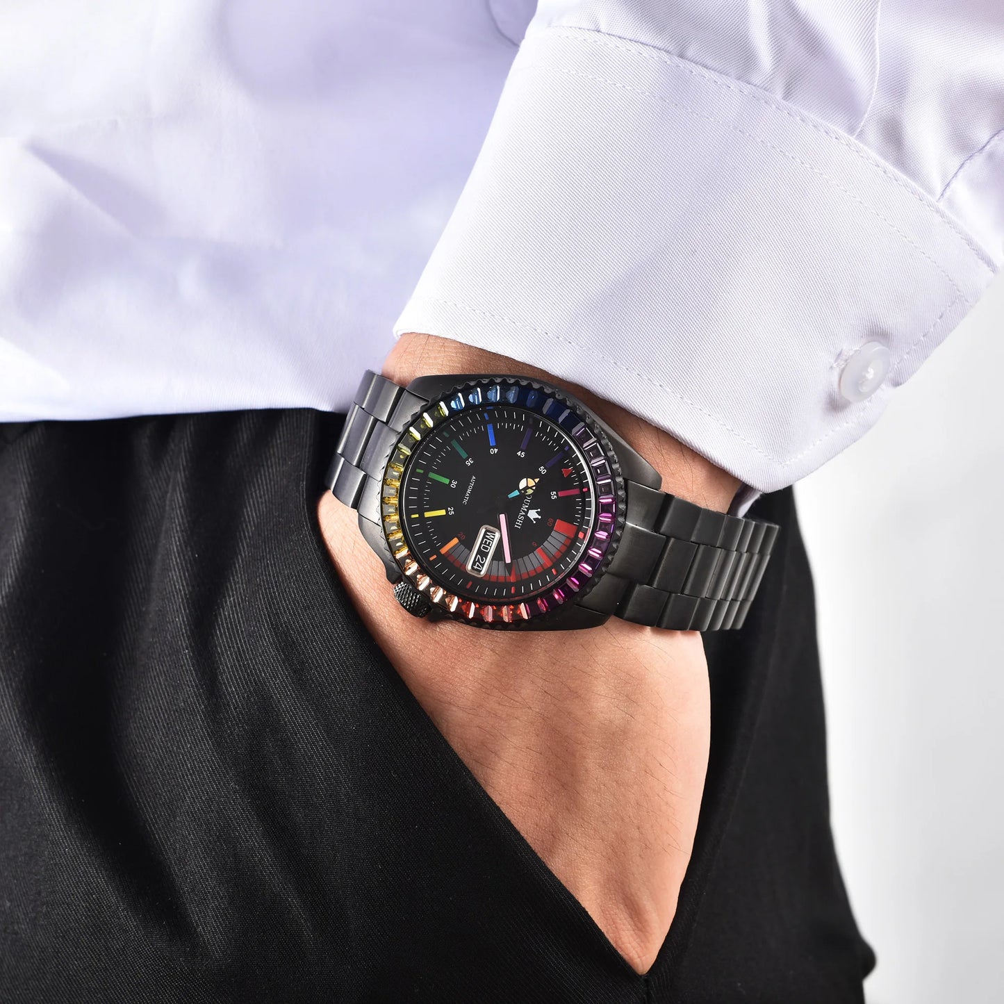 Luxury SKX007 Watch C3 Luminous 316L sapphire crystal 10ATM waterproof NH36A automatic men mechanical watch NH35