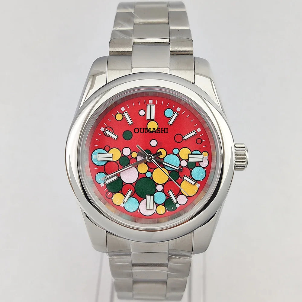 Bubble ball watch 36MM/39MM Women/Men Automatic Mechanical Watches NH35 Sapphire Stainless Steel 10Bar Relogio Masculino