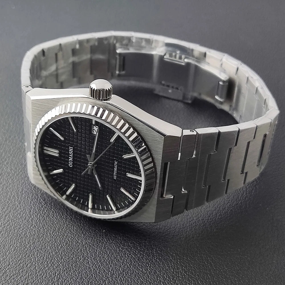 NEW WATCH player's NH35 Fashion Men's Automatic Mechanical Watch Luxury Sapphire AR Coating Stainless Steel Waterproof 10 Bar