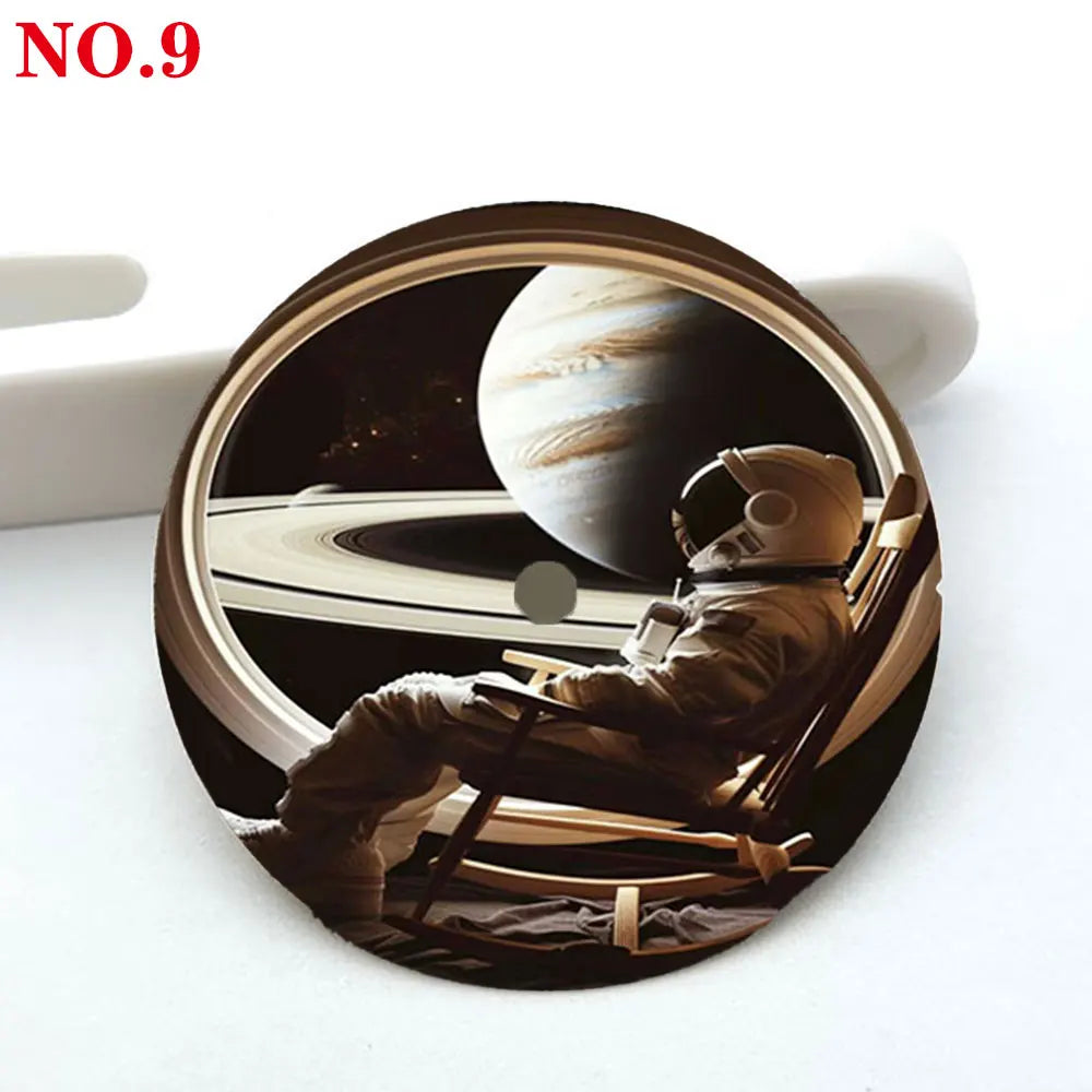 28.5mm watch dial NH35 dial astronaut custom dial color printing watch components compatible with NH35/36 movement