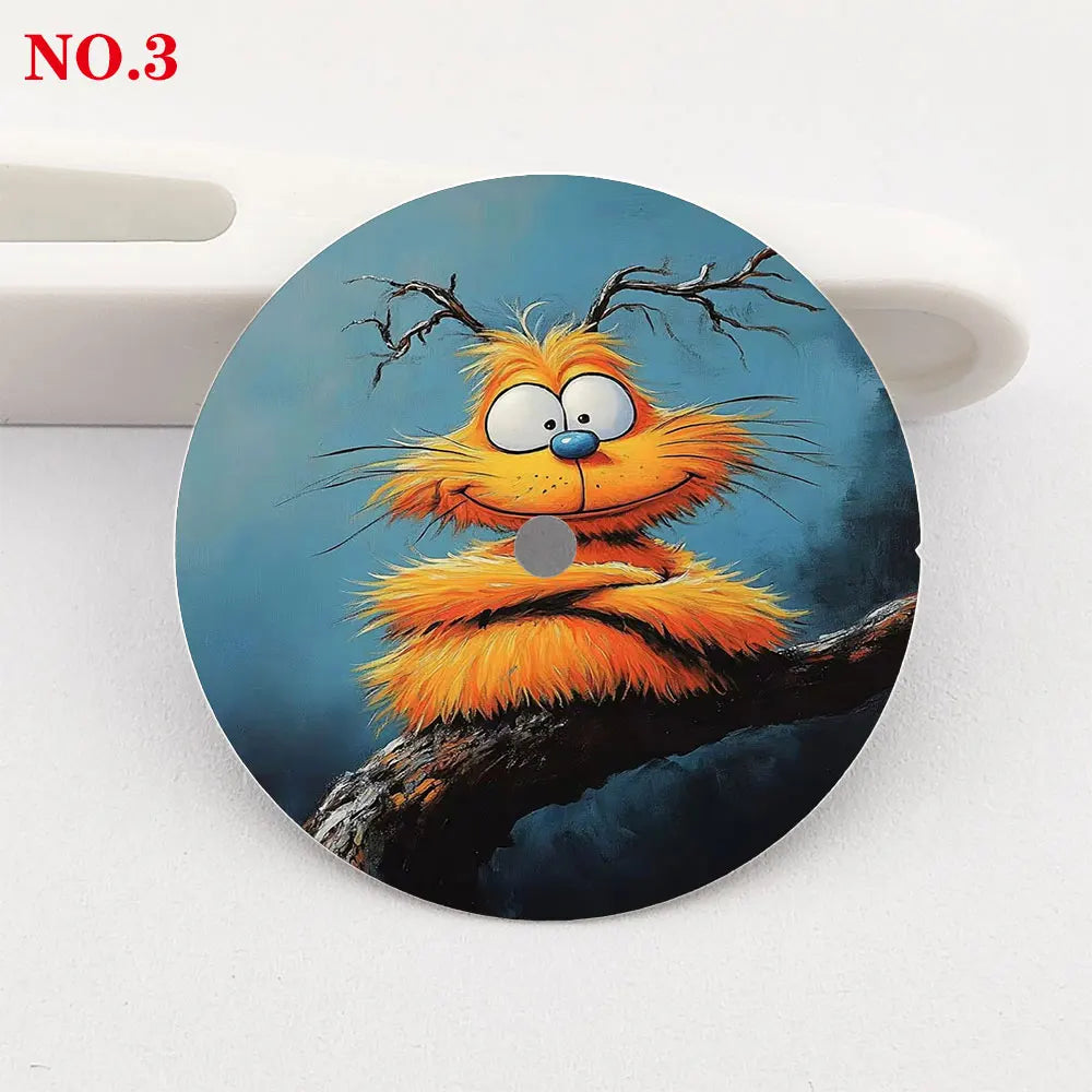 The 28.5mm animal element dial NH35 dial creative color-printed series dial is suitable for NH35/36 movement watch accessories