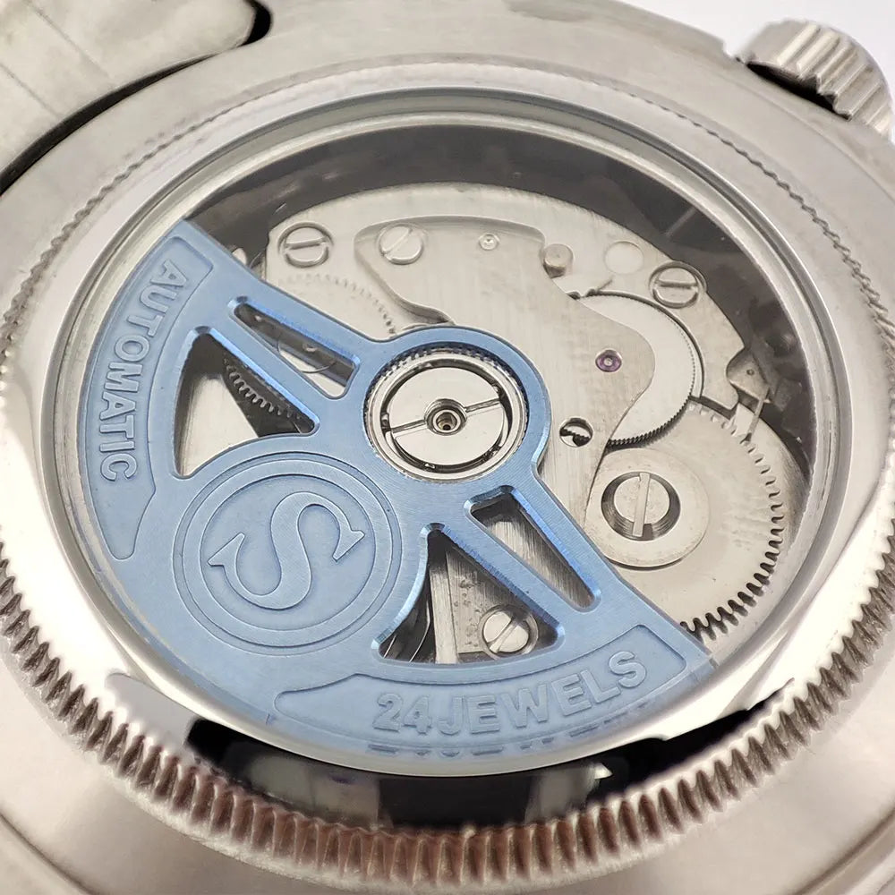 New 36mm/39mm watch NH35A automatic mechanical luxury Sapphire C3 luminous waterproof 100 m RELOJ 24-hour watch OUMASHI brand