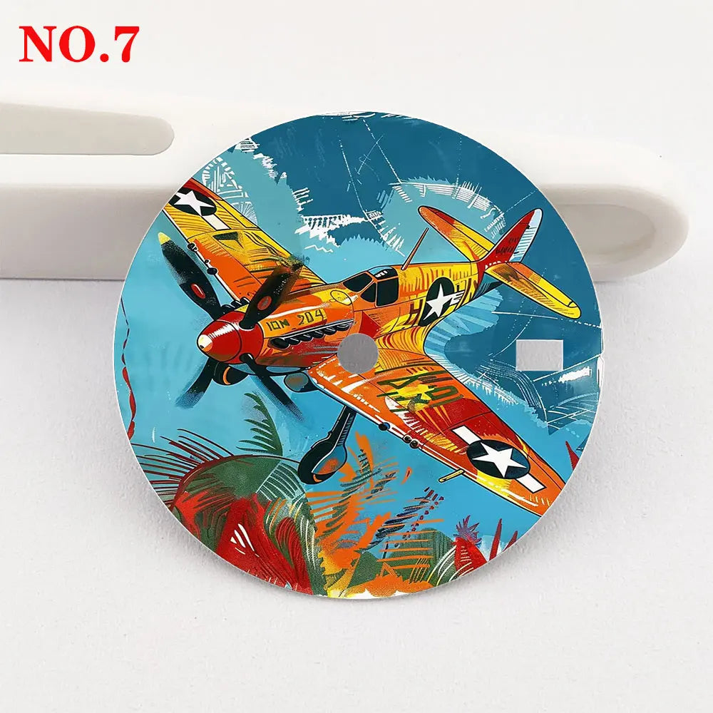 28.5mm Creative Watch Dial Suitable for NH35/36 Movement NH35 Watch Modification Accessories Custom LOGO Dial