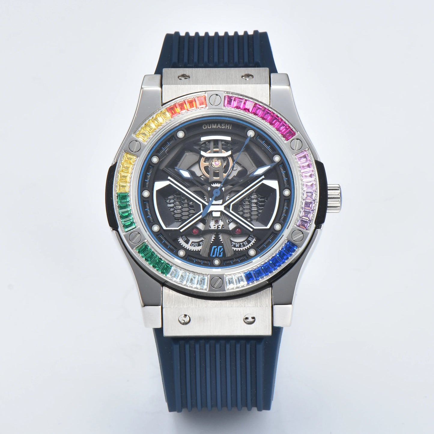 Luxury MITOTA8215 44.5mm Light Style Mechanical Watch 316L Stainless Steel Luminous Automatic Mechanical Waterproof Watch 10BRA