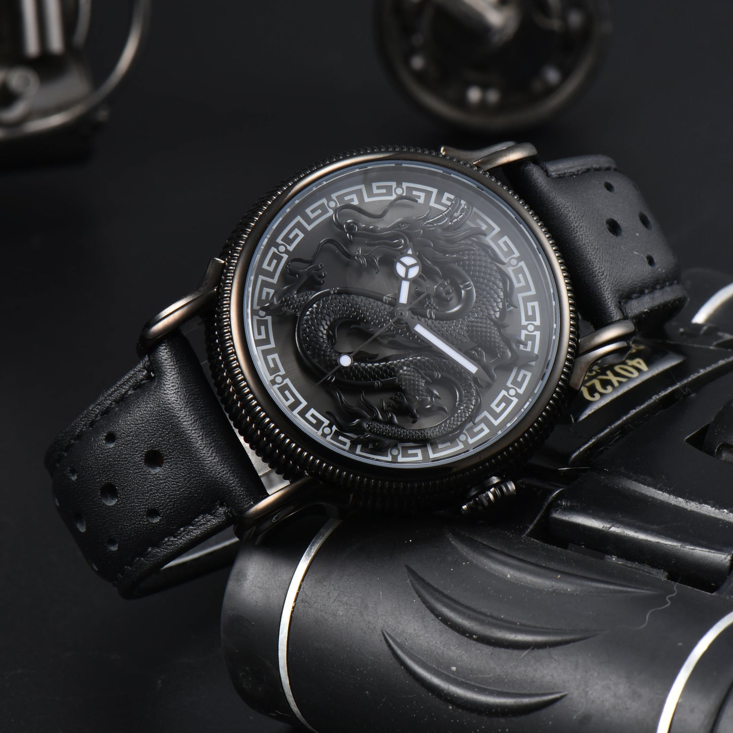 Miyota 8215 Sport Men's Watch will spin Dragon Swim Waterproof 5ATM clock Mechanical automatic Luxury Business watch clock