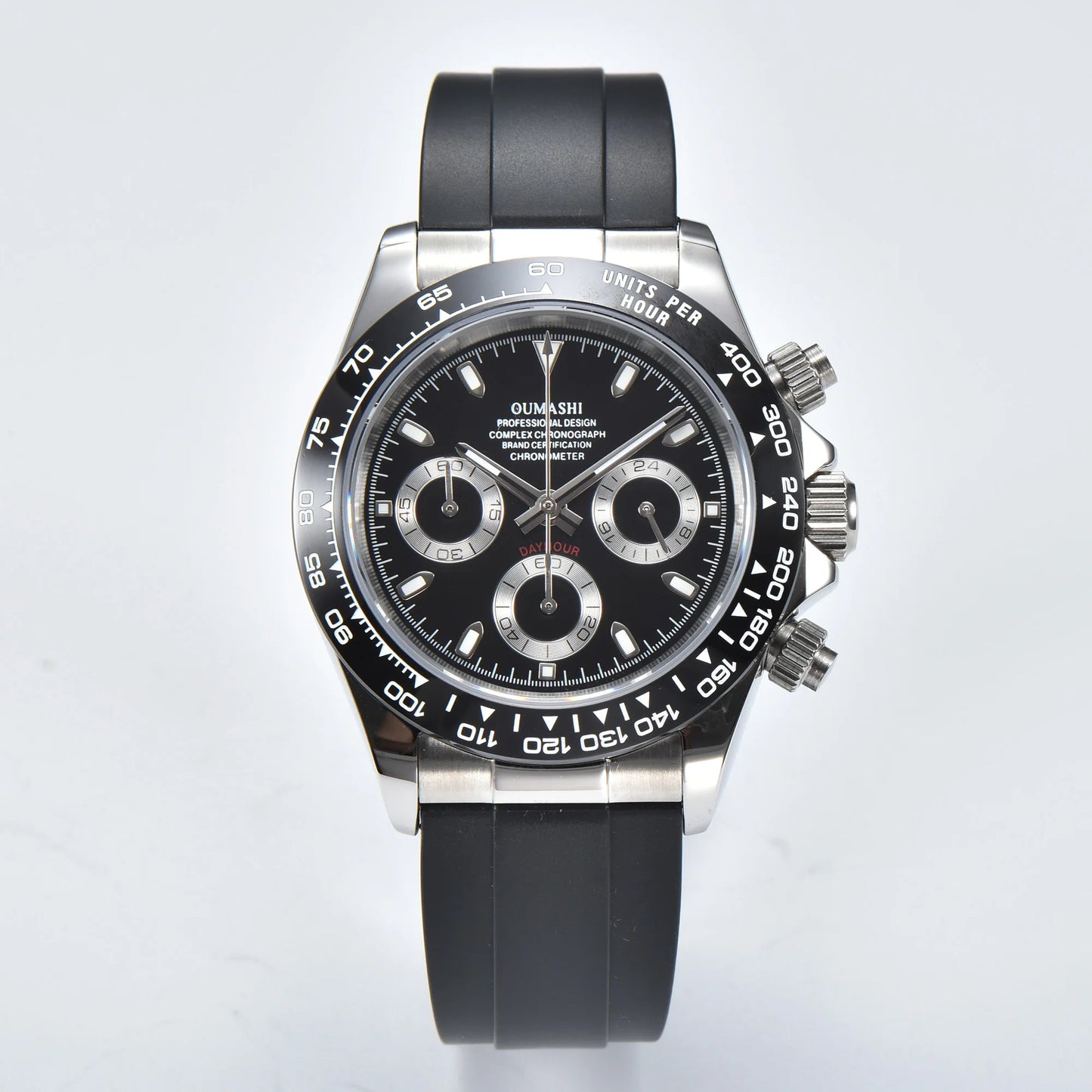 VK63 Watch 39.3mm Luxury Watch Men's Chronograph New men's rubber Bracelet Business Watch Men's VK63 Men's  Waterproof 10ATM