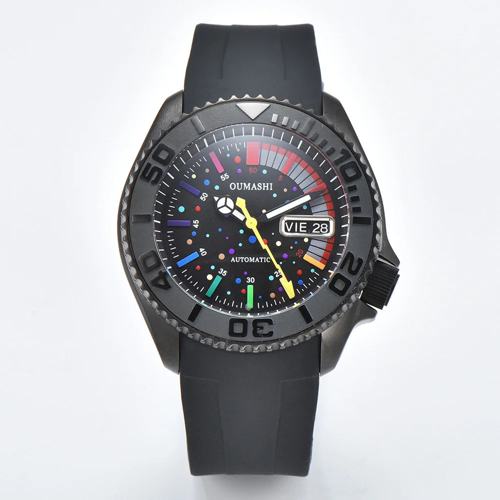 Luxury Watches Men 41.5mm SKX007 NH36 Automatic Mechanical Watch Sapphire Mirror Waterproof Stainless Steel Diving