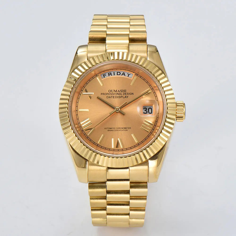 miyota 8285 watch for men automatic movement mechanical watches Stainless Steel Sapphire Glass Case Waterproof Watch mens watch