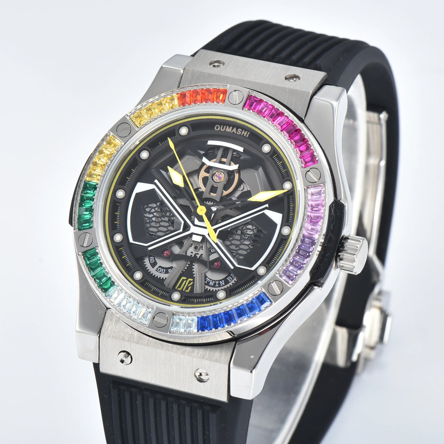Luxury MITOTA8215 44.5mm Light Style Mechanical Watch 316L Stainless Steel Luminous Automatic Mechanical Waterproof Watch 10BRA