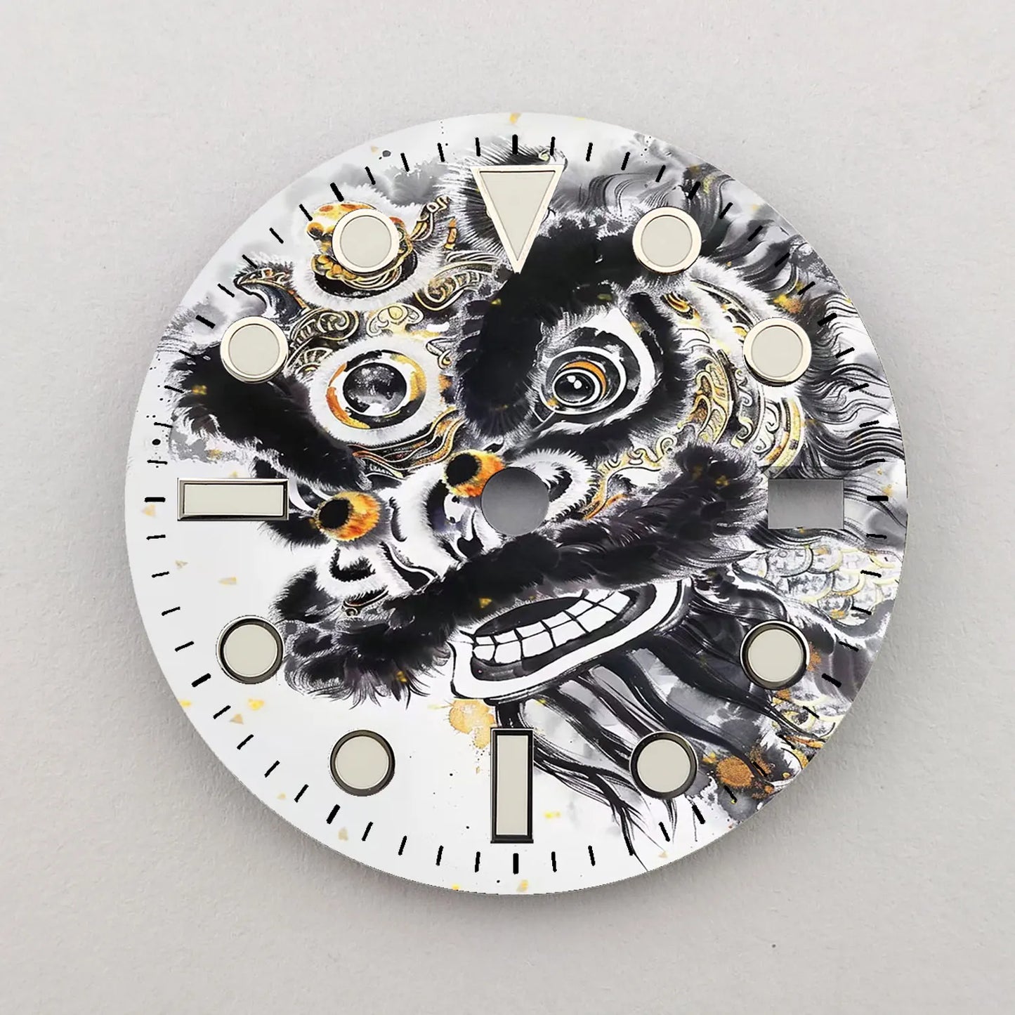 28.5mm watch dial NH35 dial custom dial color printed watch components compatible with NH35/36/ pt5000 movements