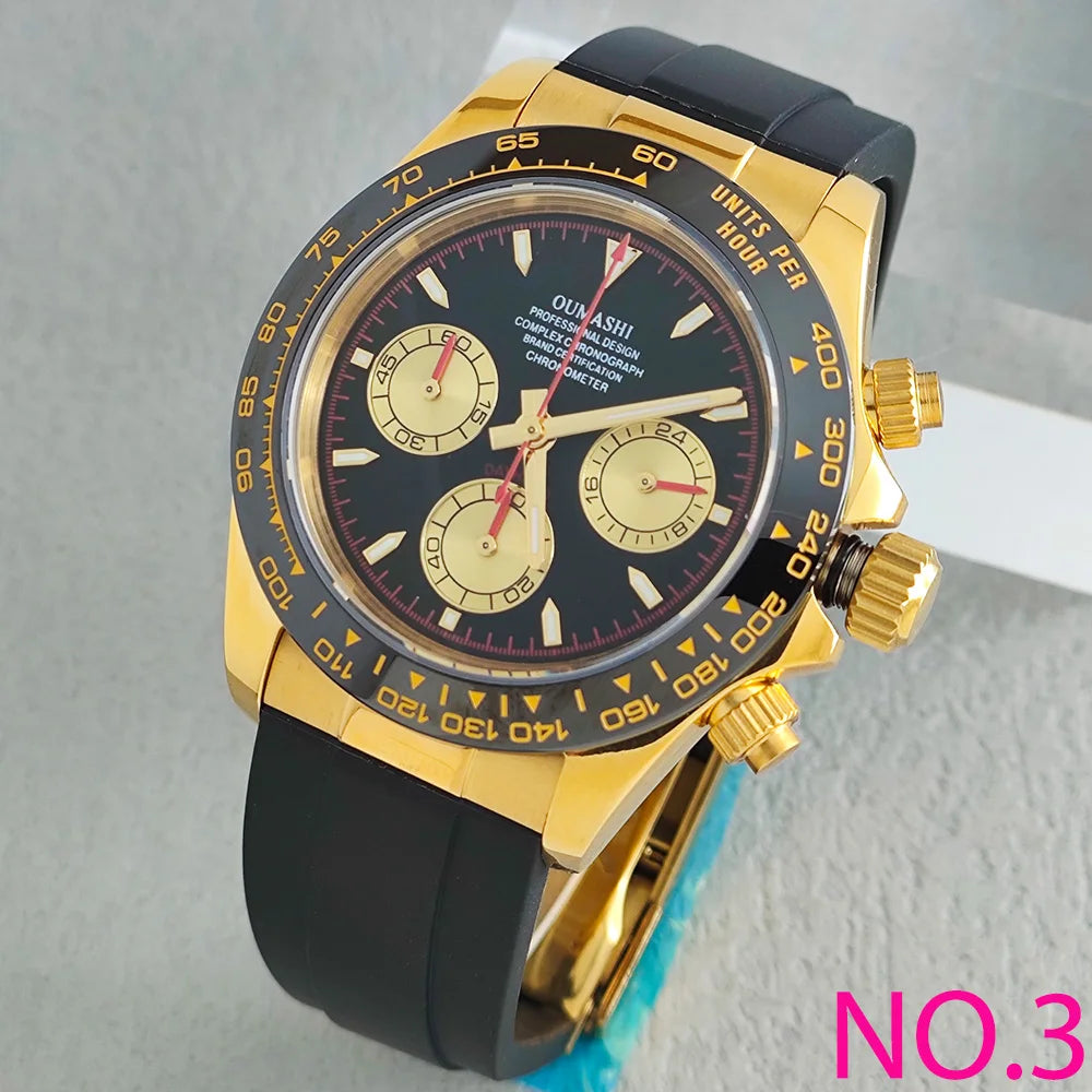 watch VK63 39.3mm Luxury Watch Men's Chronograph New Men's watch Business Watch Men's VK63 Men's Chronograph Waterproof 10ATM