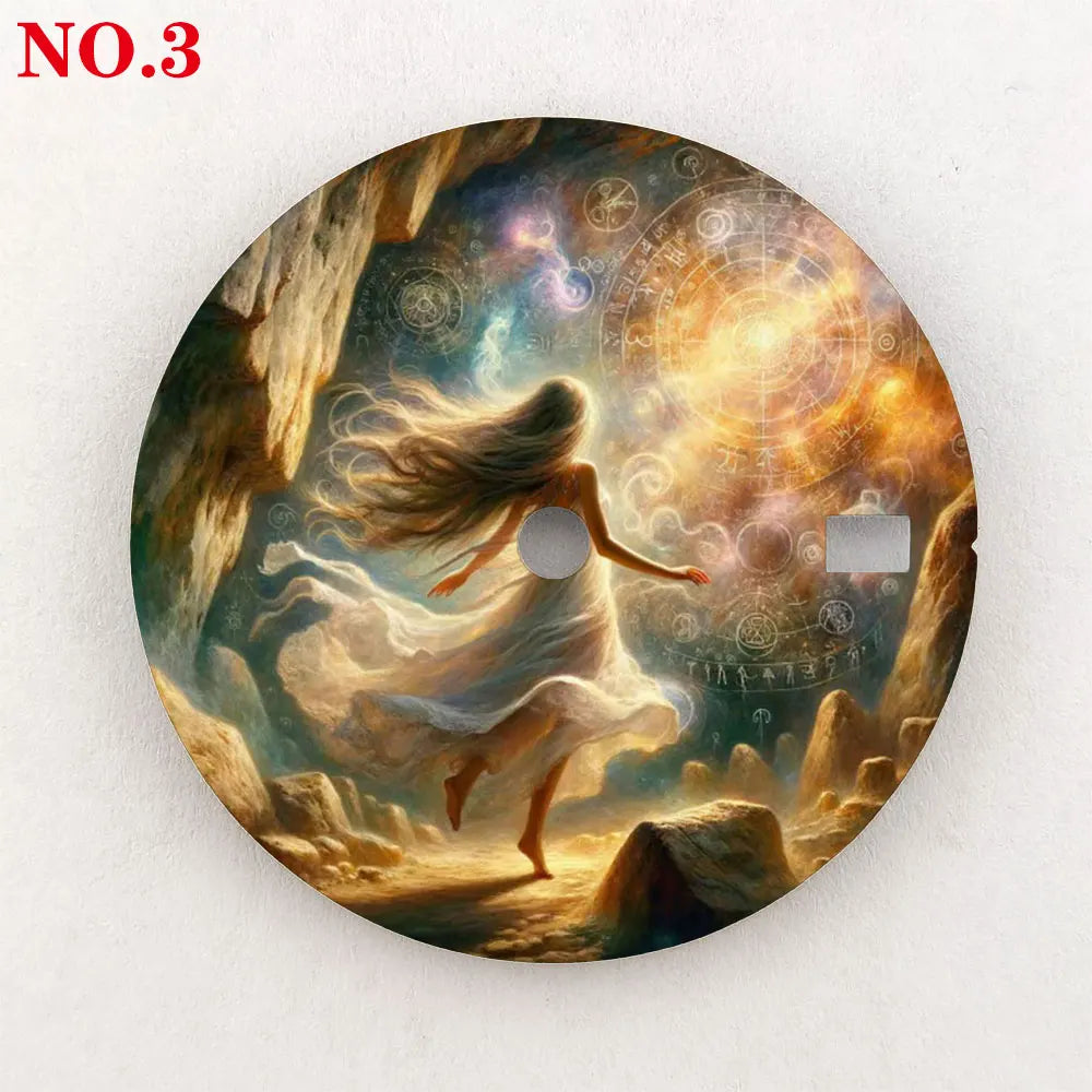 Watch dial NH35 28.5mm 12 zodiac custom dial color printing watch accessories are suitable for NH35/36 movement NH35 dial