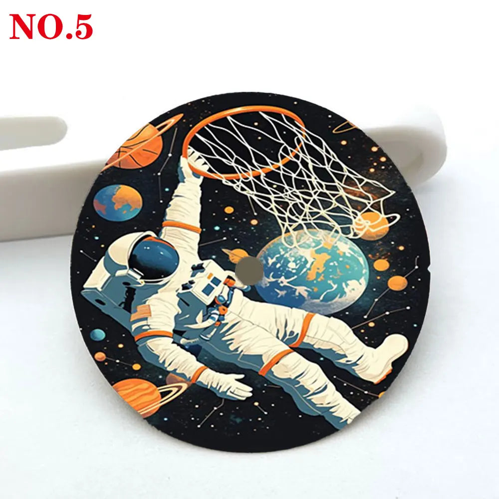 28.5mm watch dial NH35 dial astronaut custom dial color printing watch components compatible with NH35/36 movement
