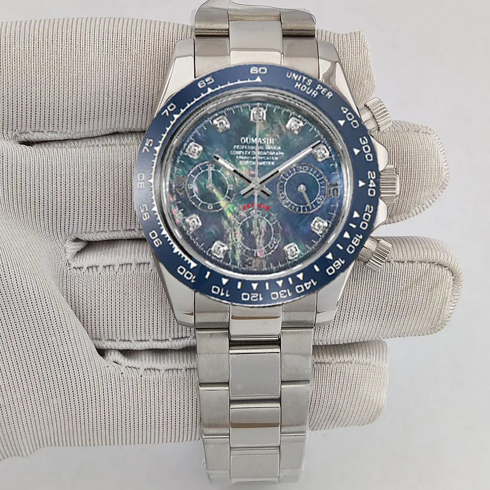 VK63 watches 39.3mm Luxury Watch Men's Chronograph New Men's watch Business Watch Men's VK63 Men's Chronograph Waterproof 10ATM