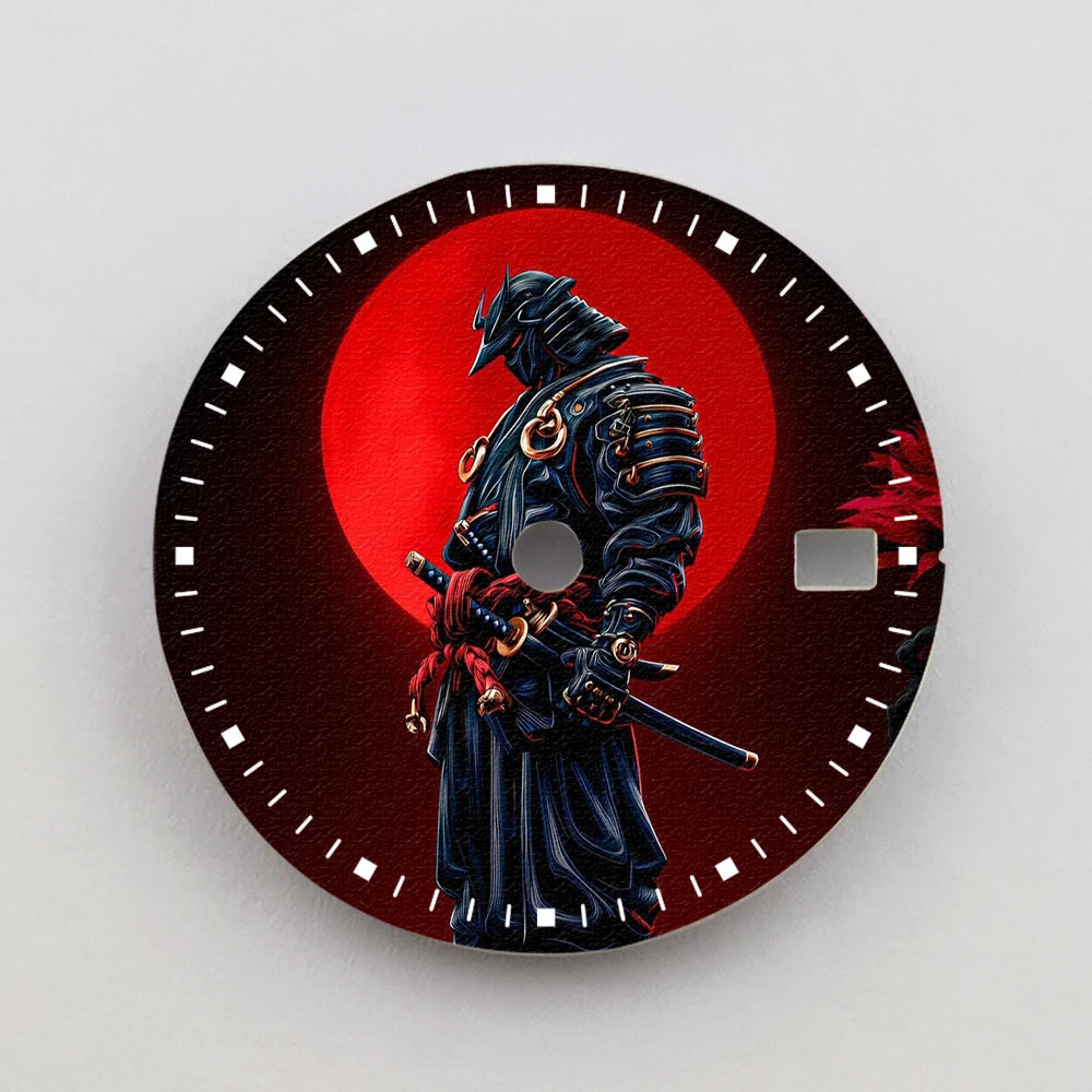 28.5mm Watch Dial nh35 Dial Custom Pattern Dial Color Printing nh35 Watch Face Fit NH35/36 Movement Watch Parts