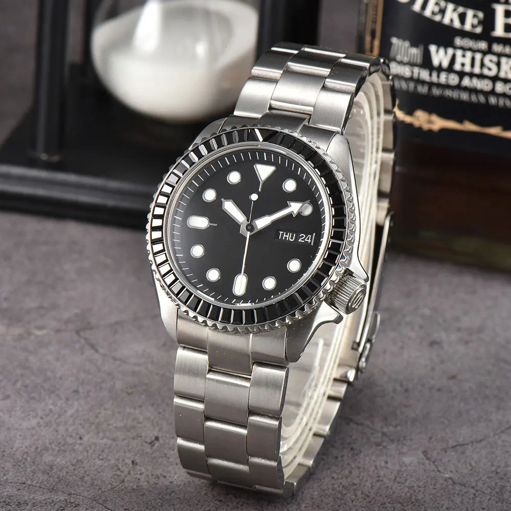Luxury SKX007 Watch C3 Luminous 316L sapphire crystal 10ATM waterproof NH36A automatic men mechanical watch NH35