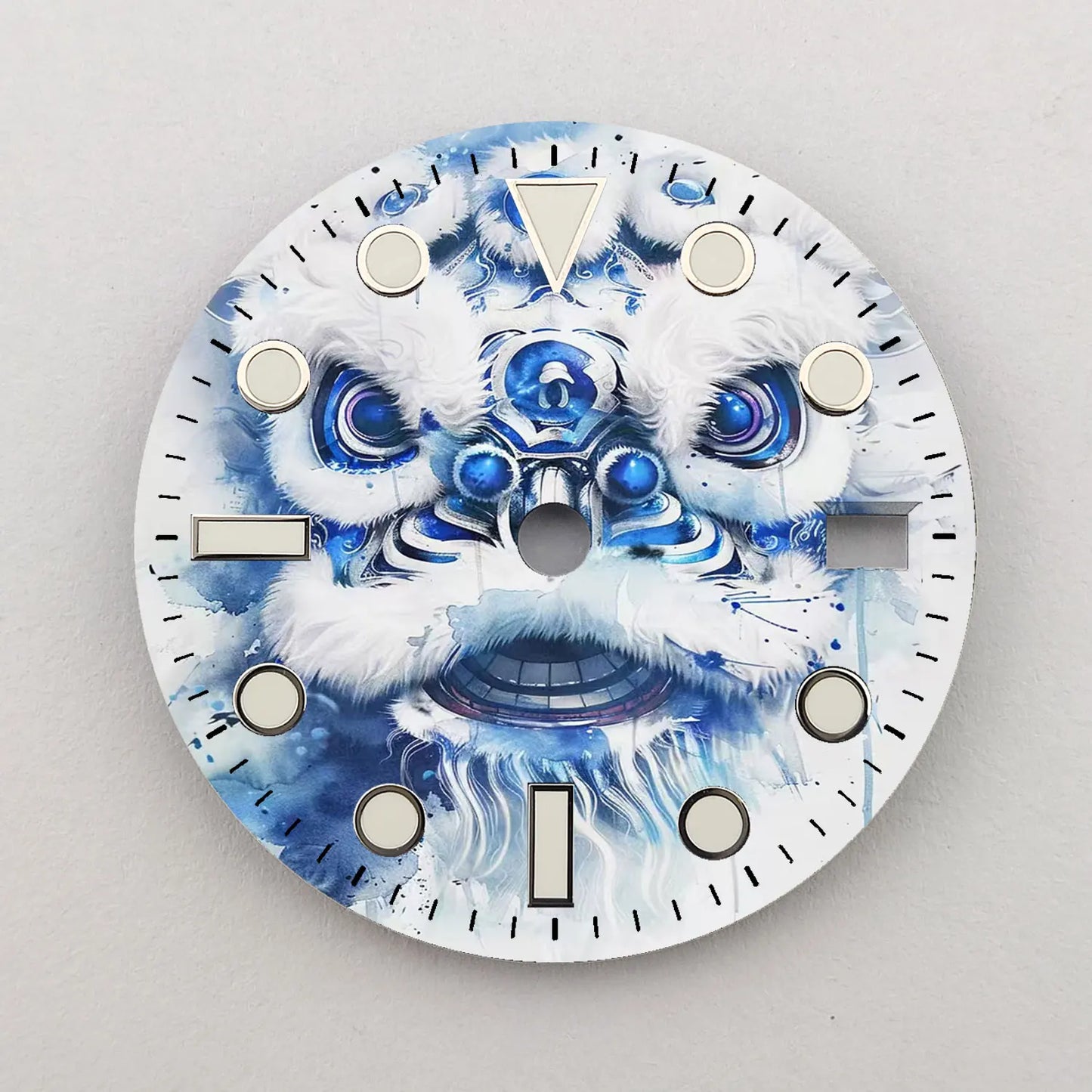28.5mm watch dial NH35 dial custom dial color printed watch components compatible with NH35/36/ pt5000 movements