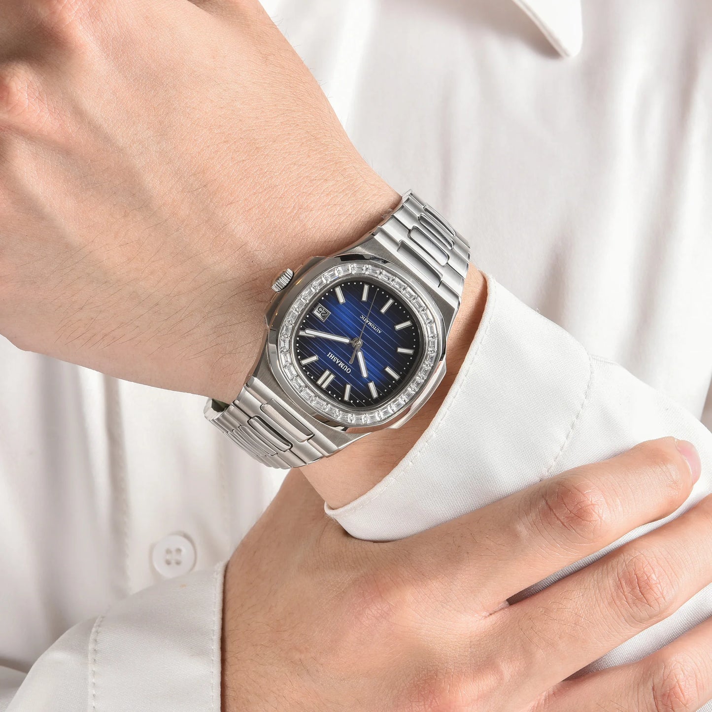 NH35A Watch 43mm Men's Watch Automatic Mechanical Watch 316L Stainless steel sapphire glass shell waterproof watch 10ATM