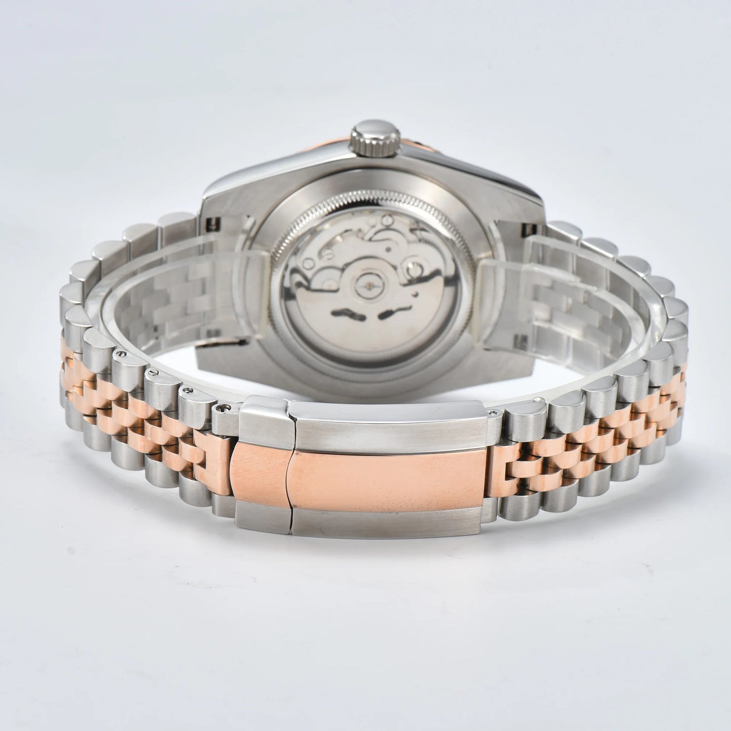 watches Men 36mm/39mm Automatic mechanical Rose Gold watch NH35 stainless steel sapphire waterproof 10Bar C3 green luminous