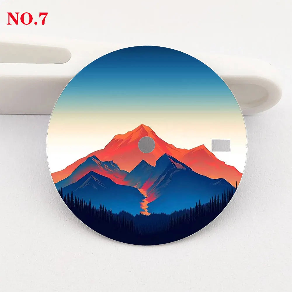 28.5mm Creative Watch Dial Suitable for NH35/36 Movement NH35 Watch Modification Accessories Custom LOGO Dial