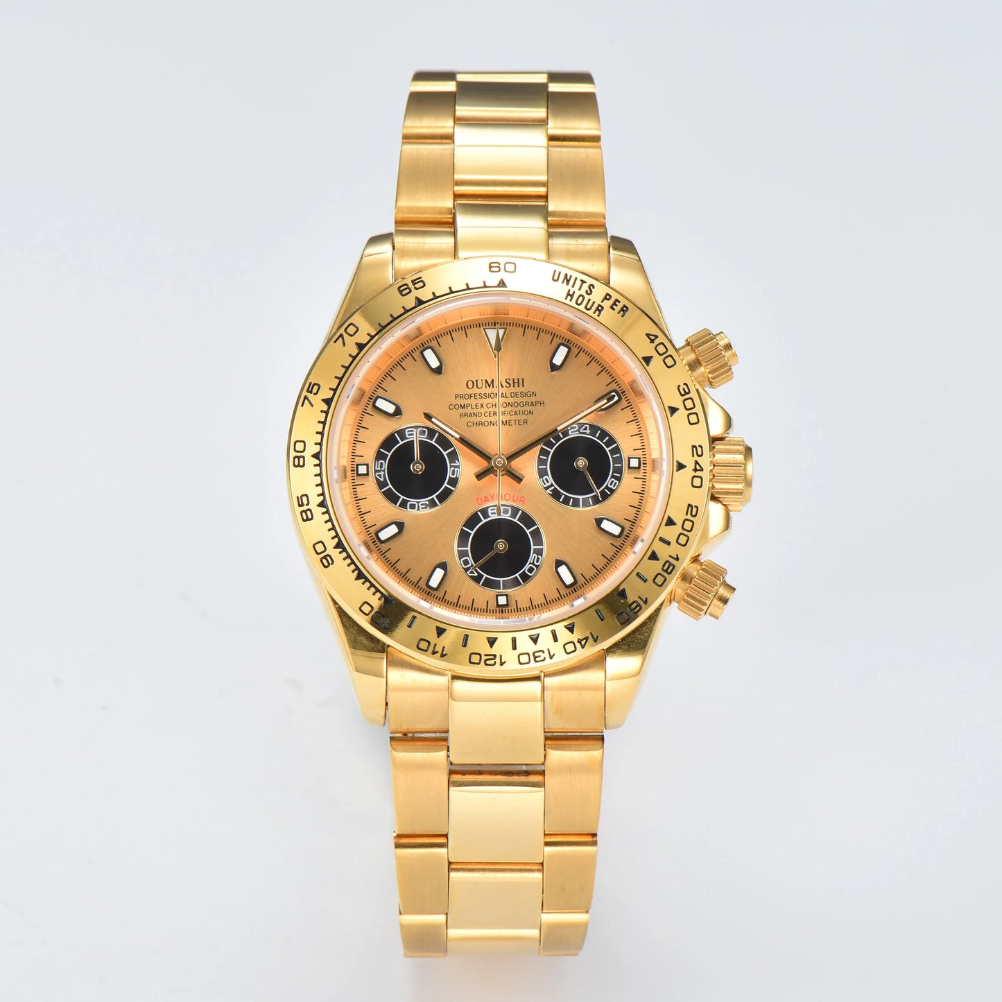 39.3mm Luxury Watch Men's Chronograph New Men's watch Business Watch Men's VK63 Men's Chronograph watch VK63 Waterproof 10ATM