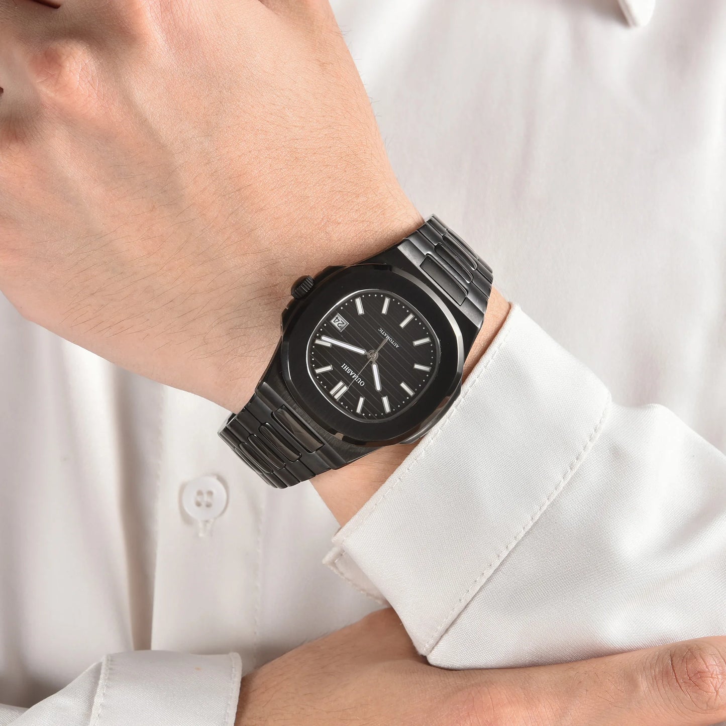 NH35A Watch 43mm Men's Watch Automatic Mechanical Watch 316L Stainless steel sapphire glass shell waterproof watch 10ATM