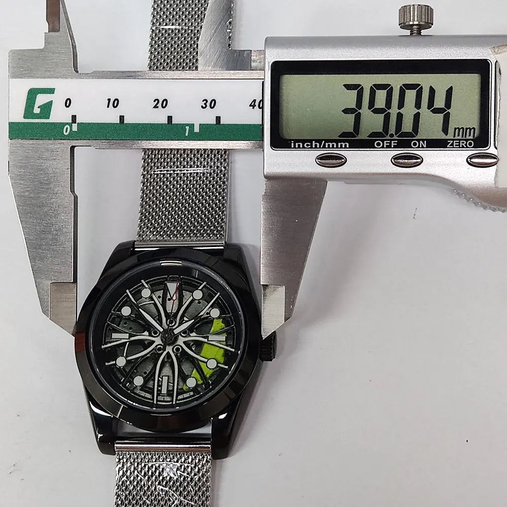 NH35 WATCH Men Watches Waterproof Rotary Sport Car Rim Man Luxury Watch Fashion Stainless Steel Men's mechanical watch