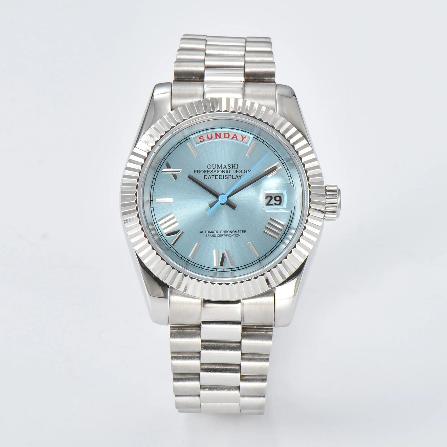 watch 8285 watches for men automatic movement mechanical watches Stainless Steel Sapphire Glass Case Waterproof Watch mens watch