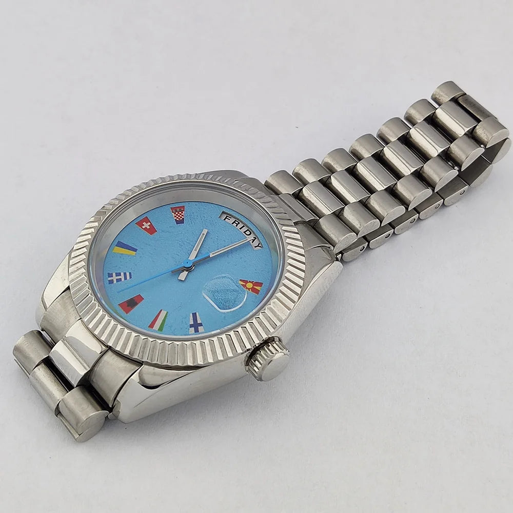 MIYOTA 8285 watches 39mm man Automatic mechanical movement 8285 date movement Sapphire glass 100m water resistant Men's watches
