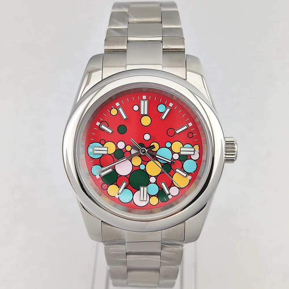 Bubble ball watch 36MM/39MM Women/Men Automatic Mechanical Watches NH35 Sapphire Stainless Steel 10Bar Relogio Masculino