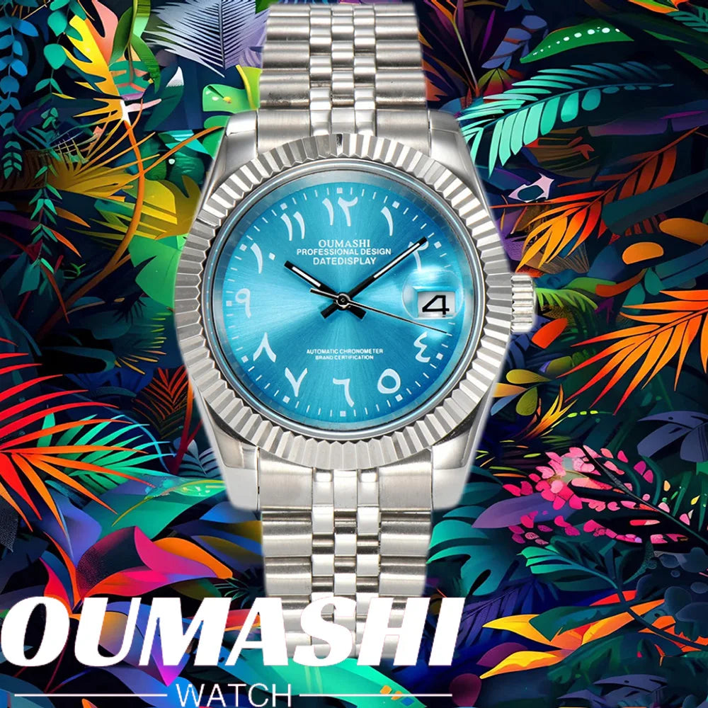 Men's Arabian watch men's and women's 39mm/36mm Men's watch for NH35A movement watch sapphire glass date waterproof 10Bra