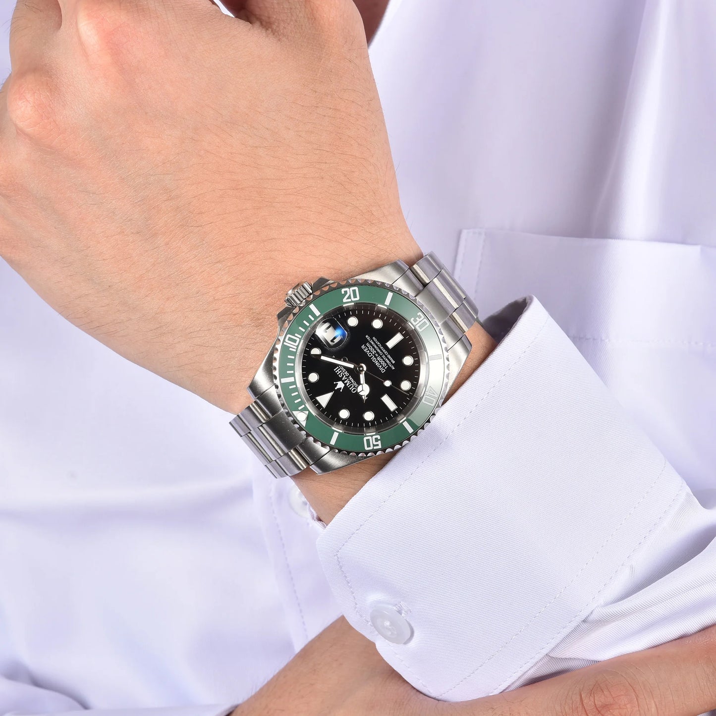 NH35 WATCH luxury Men Mechanical Wristwatch 41mm Stainless Steel Men Watch NH35 Sapphire Glass Men Watches reloj