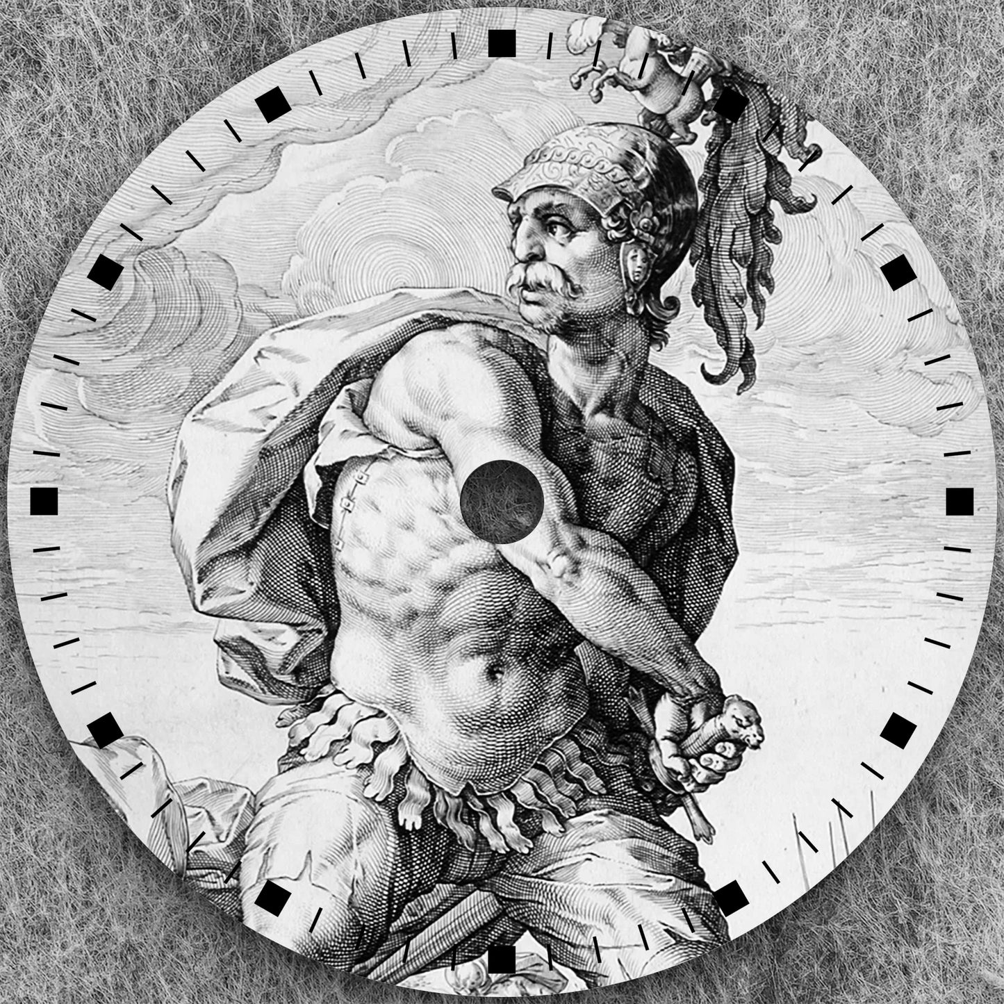 28.5mm NH35 Dial Exclusive high-end design quality watch dial from the Print Series suitable for the NH35 movement