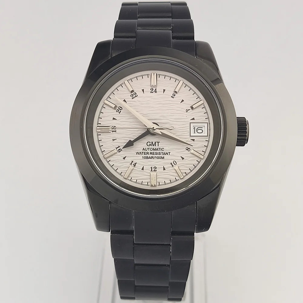 Watches NH35A 39mm GMT Dials NH34 Stainless steel luxury men's Watch Automatic mechanical sapphire glass waterproof 10ATM