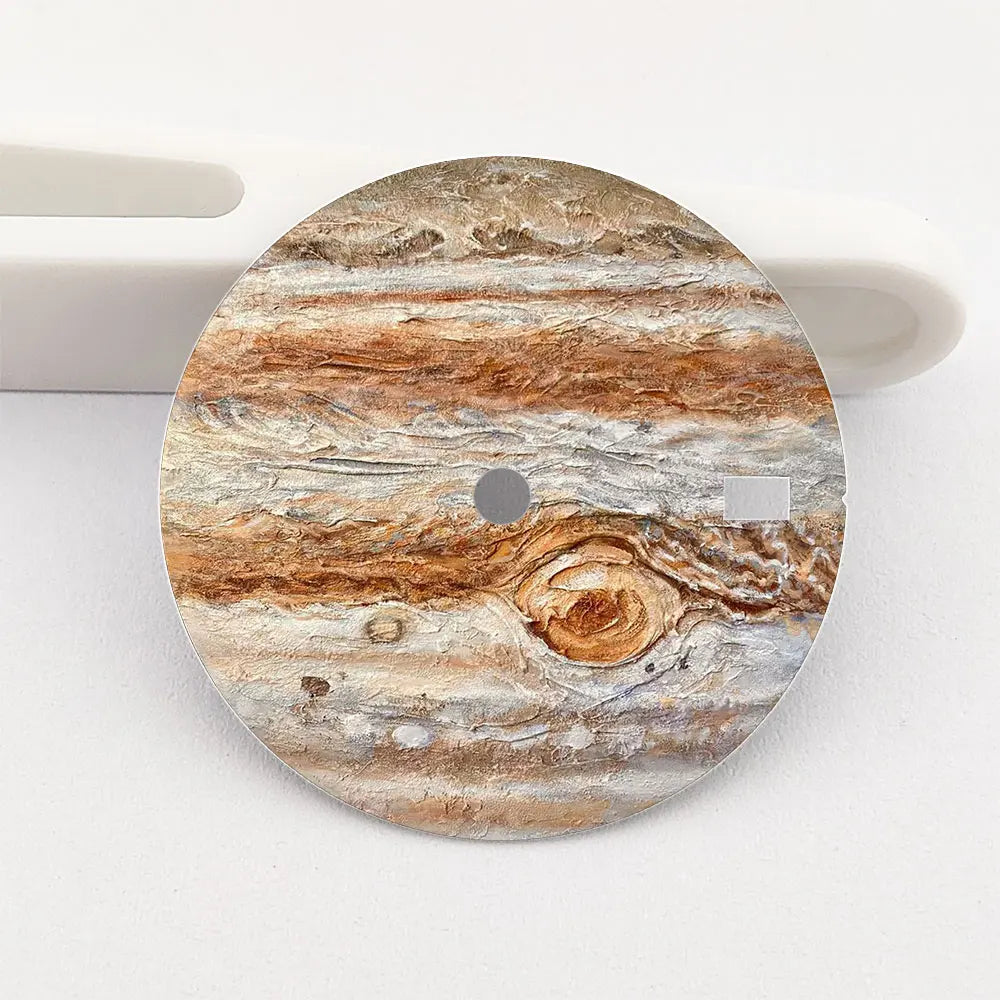 28.5mm dial NH35 dial Earth custom dial color printed watch components compatible with NH35/36 movement