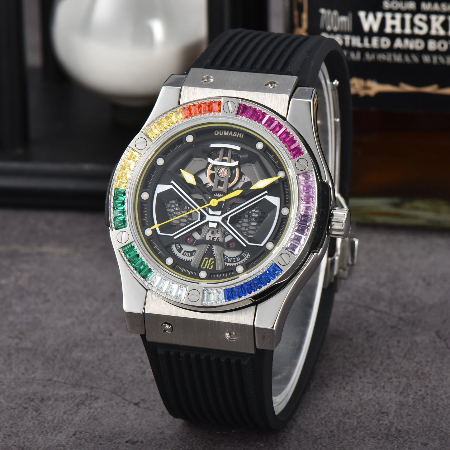 Luxury MITOTA8215 44.5mm Light Style Mechanical Watch 316L Stainless Steel Luminous Automatic Mechanical Waterproof Watch 10BRA