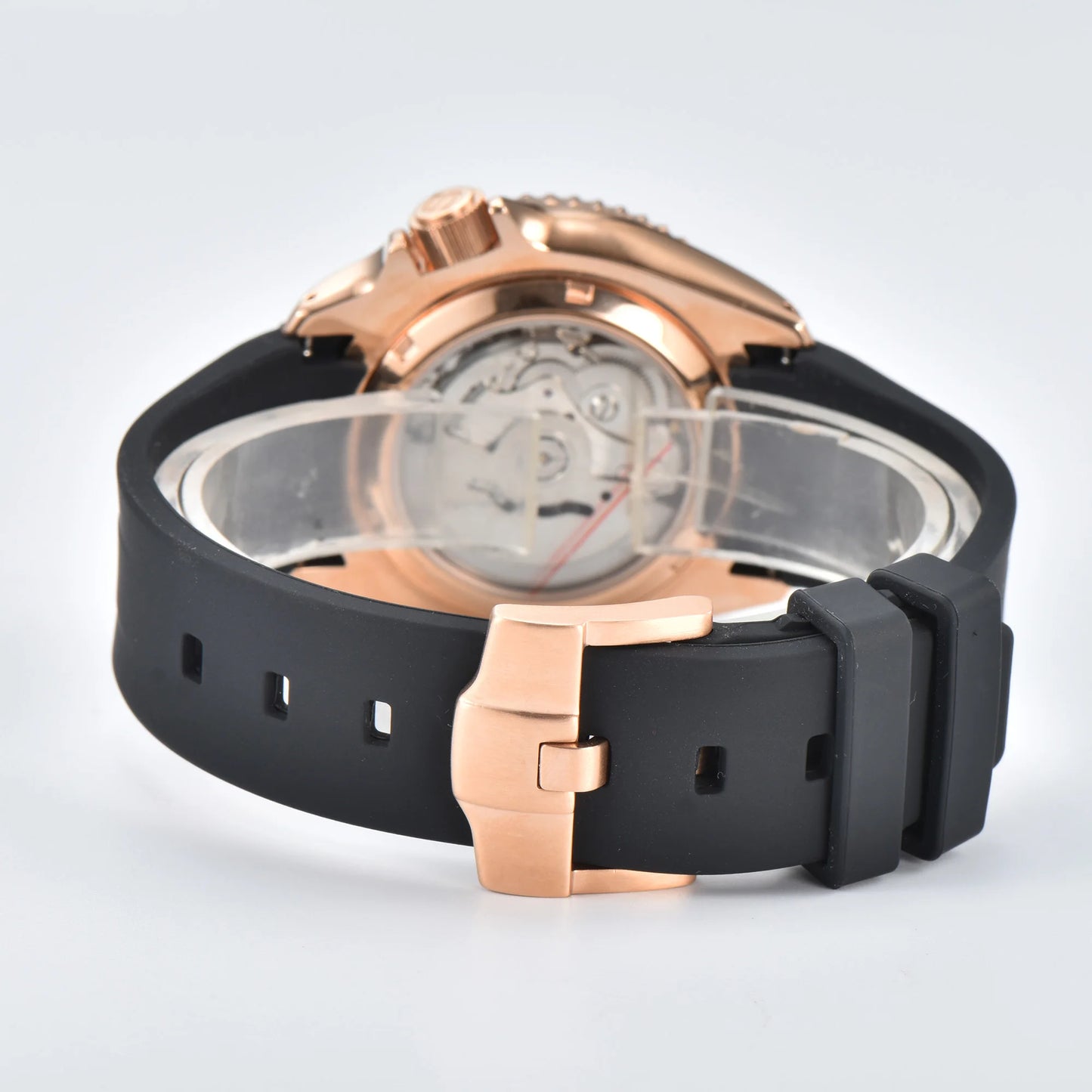 men Watch OUMASHI brand WATCH NH36 Watch NH35 Rainbow Dial Automatic mechanical movement sapphire rubber belt waterproof watch