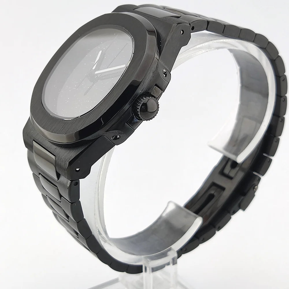 Astral NH35 WATCH 43MM luxury NH35 Movement Automatic Mechanical Men's Watch Sapphire Crystal Date Stainless Steel Strap